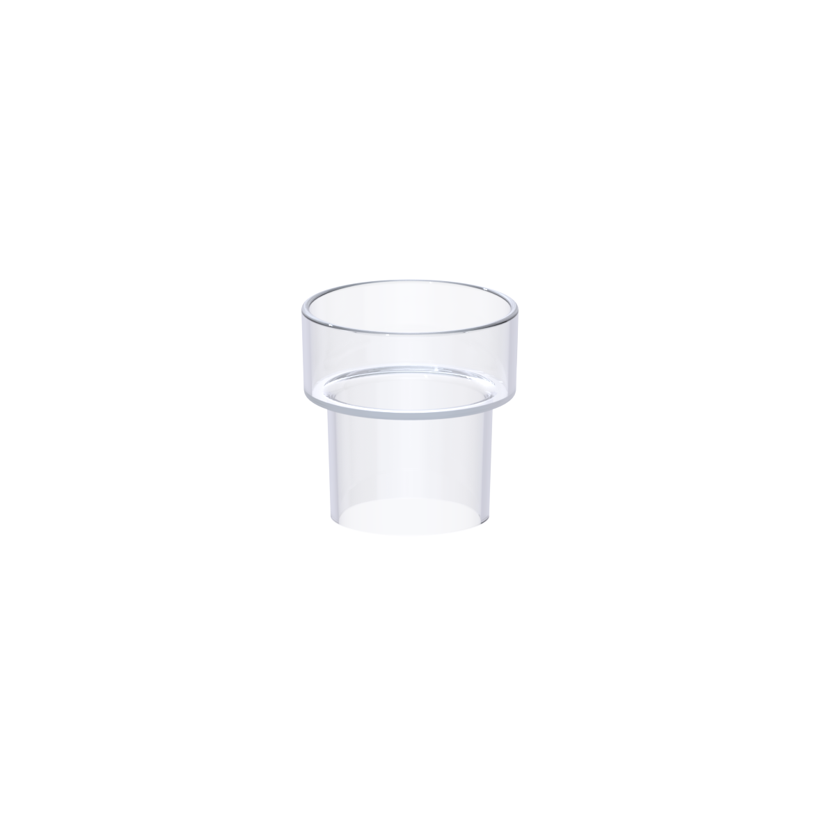 Cavere Care Ersatzbecher, für Cavere Care Becherhalter und Cavere FlexBecherhalter, 79 x 79 x 84 mm, Farblos