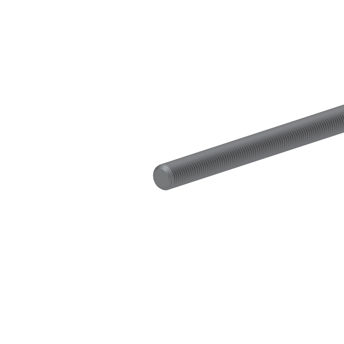 Threaded rod, L = 2000 mm, Colourless