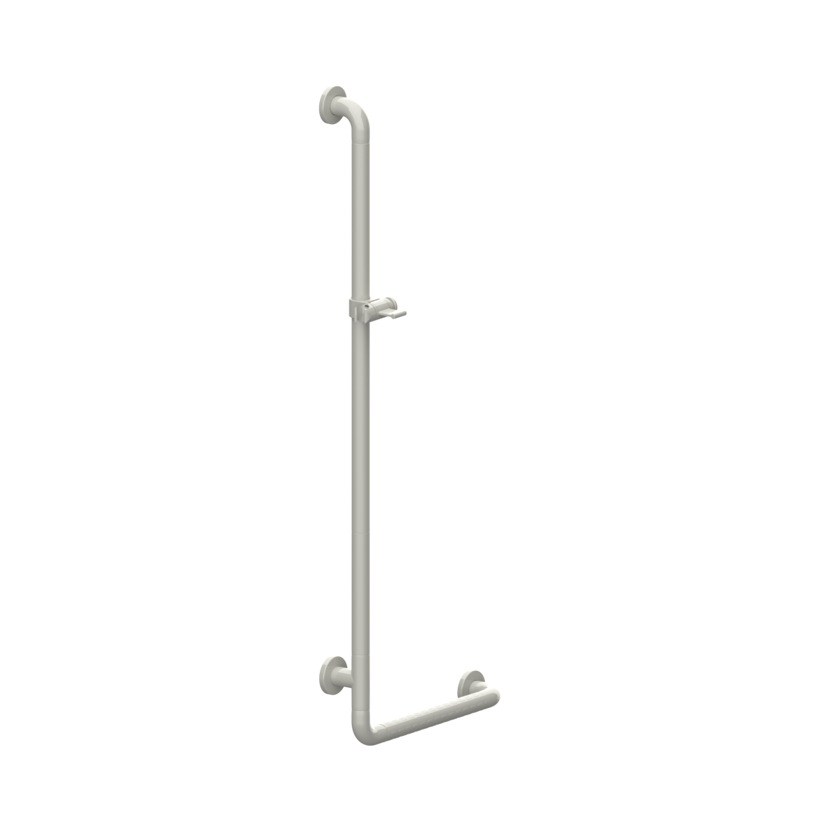 Nylon Care 400 Grab rail, with shower head holder, left and right, 400 x 1158 mm, Manhattan