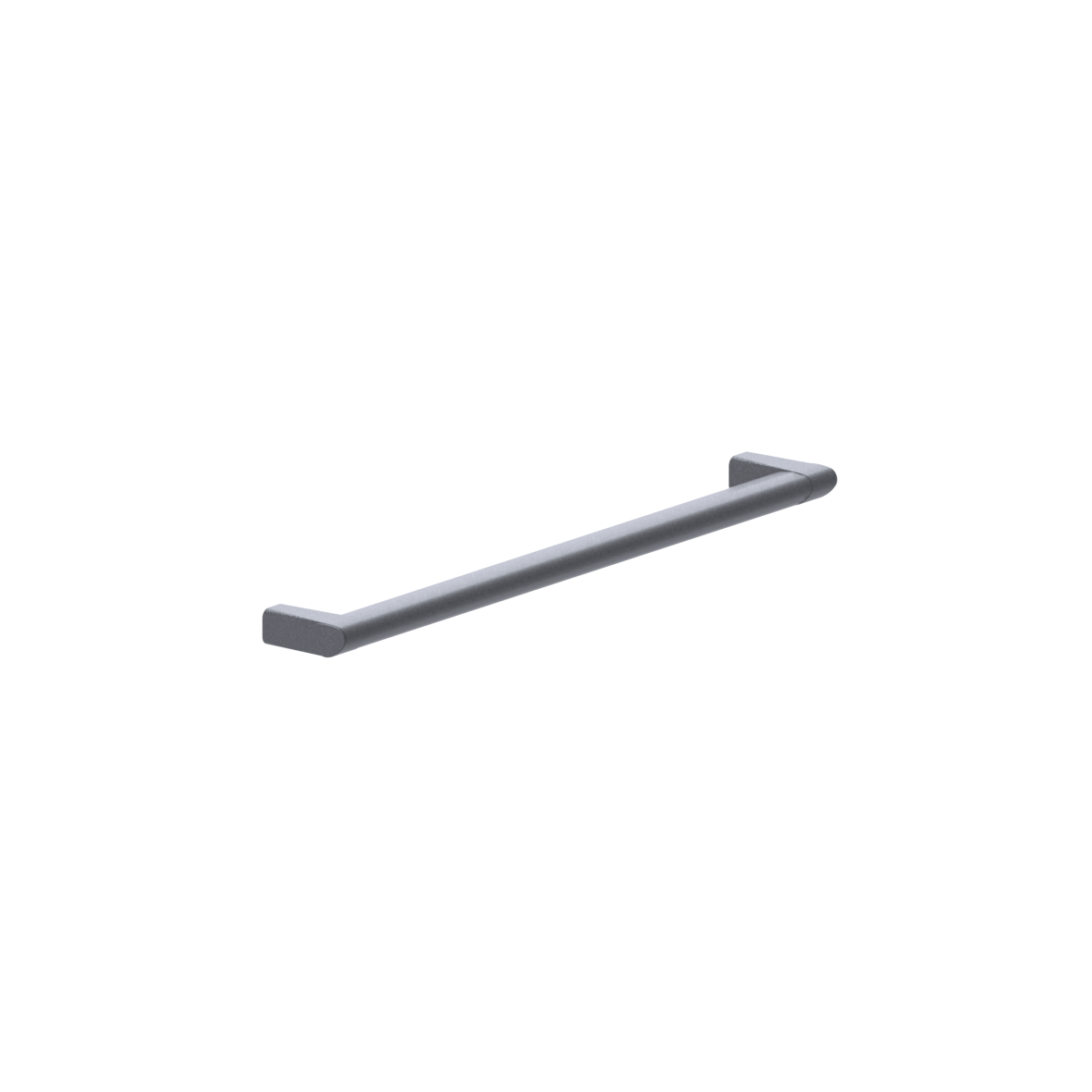 Cavere Care Shower handrail, 600 mm, single-point mounting, Cavere Metallic anthracite