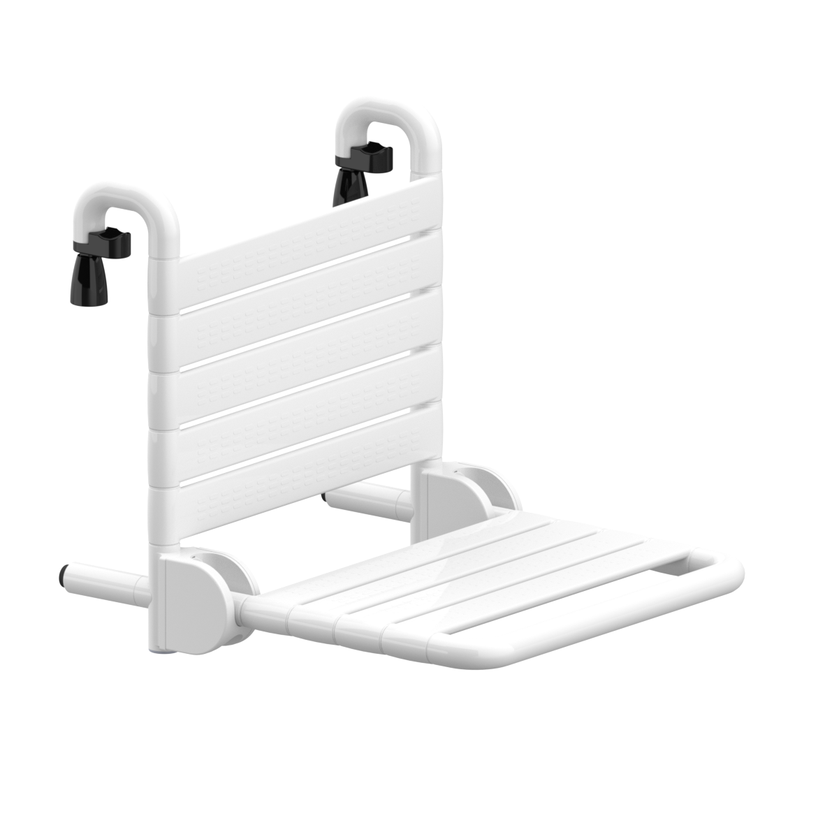 Nylon Care 400 Siège de douche à suspendre, 510 x 570 x 505 mm, Blanc, Antibac