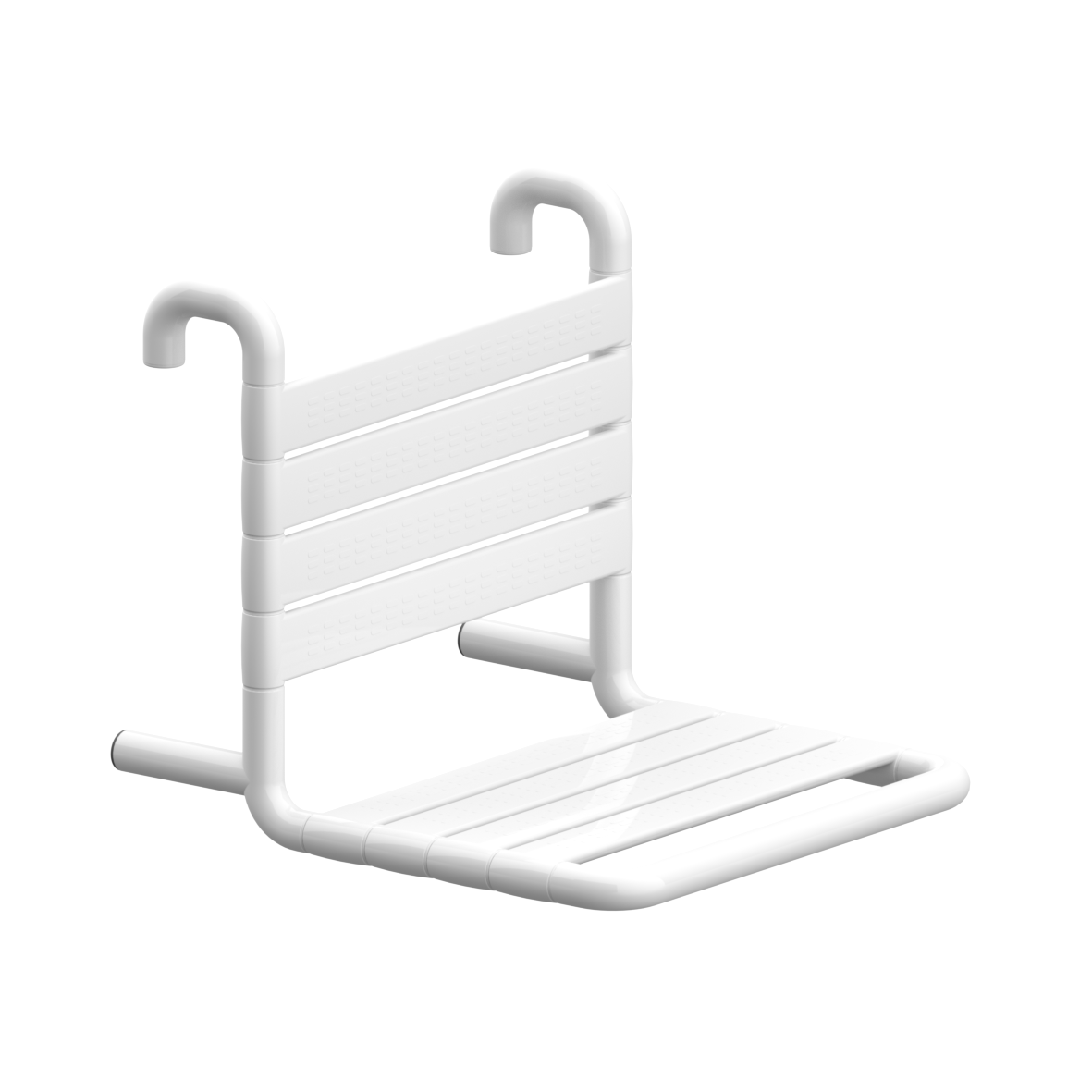 Nylon Care 300 Hanging seat, 480 x 515 x 450 mm, White, Antibac