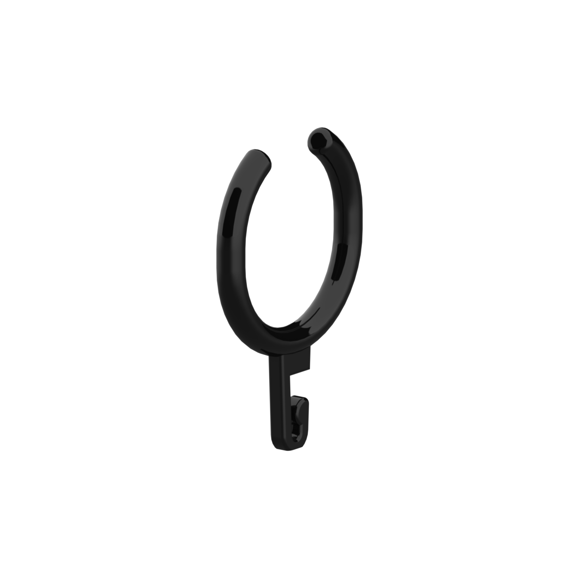 Care Gordijnring, 85 x 58 x 8 mm, Zwart Care Gordijnring, 85 x 58 x 8 mm, Zwart