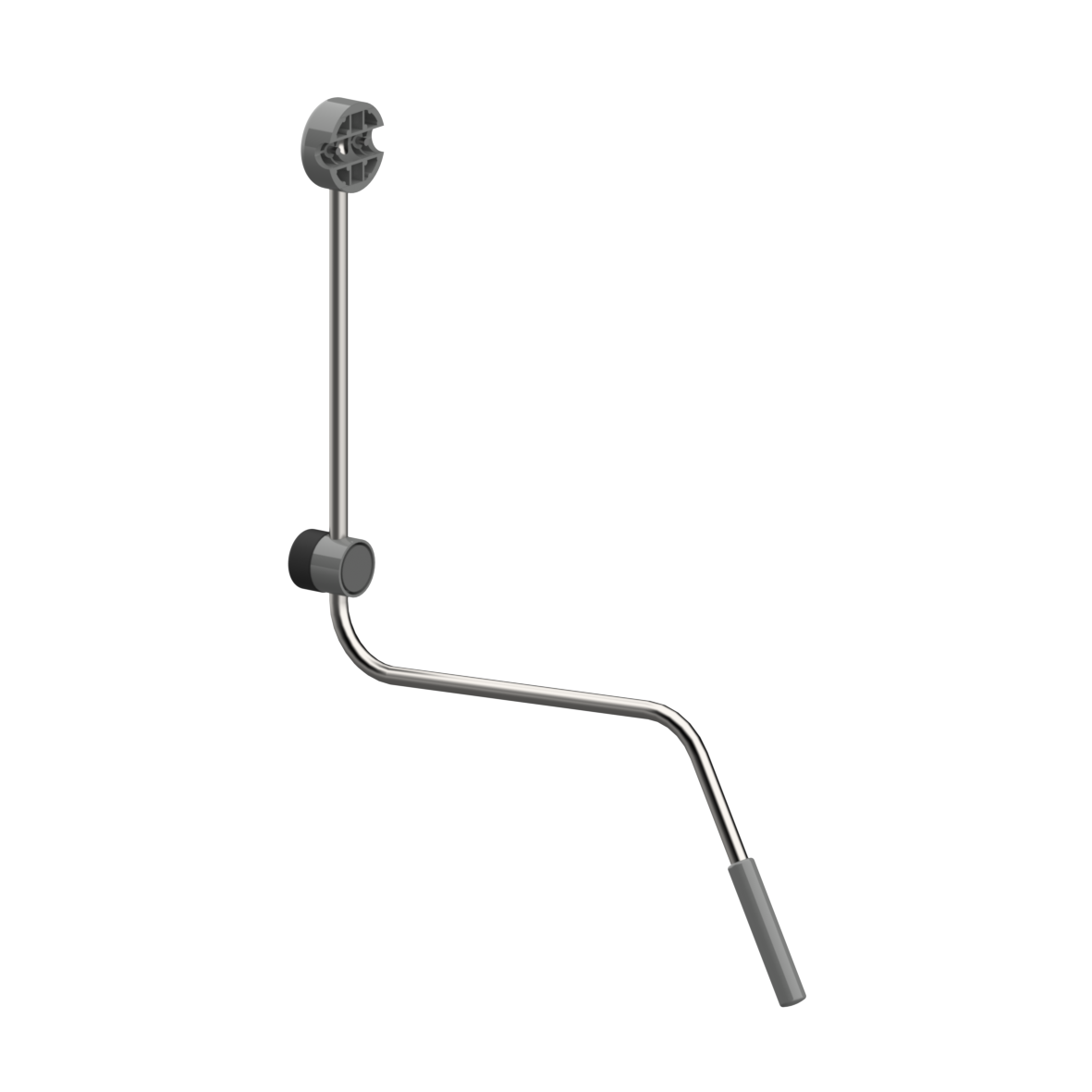 Care Operating handle, retrofittable, 15 x 157 x 218 mm, Dark grey
