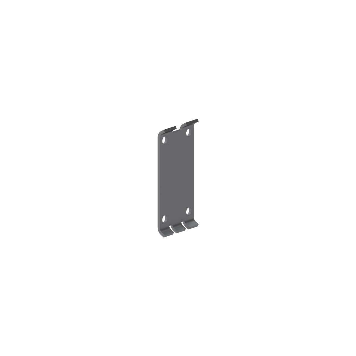 Nylon Care Grundplatte vario, 88 x 15 x 178 mm, Farblos