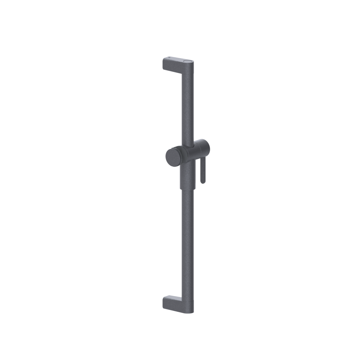 Cavere Care Shower head rail, left and right, 600 mm, single-point mounting, Cavere Metallic anthracite