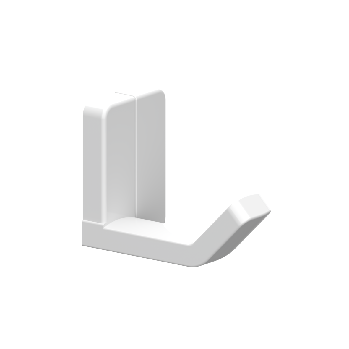 Nylon Care Hook, 45 x 90 x 65 mm, White