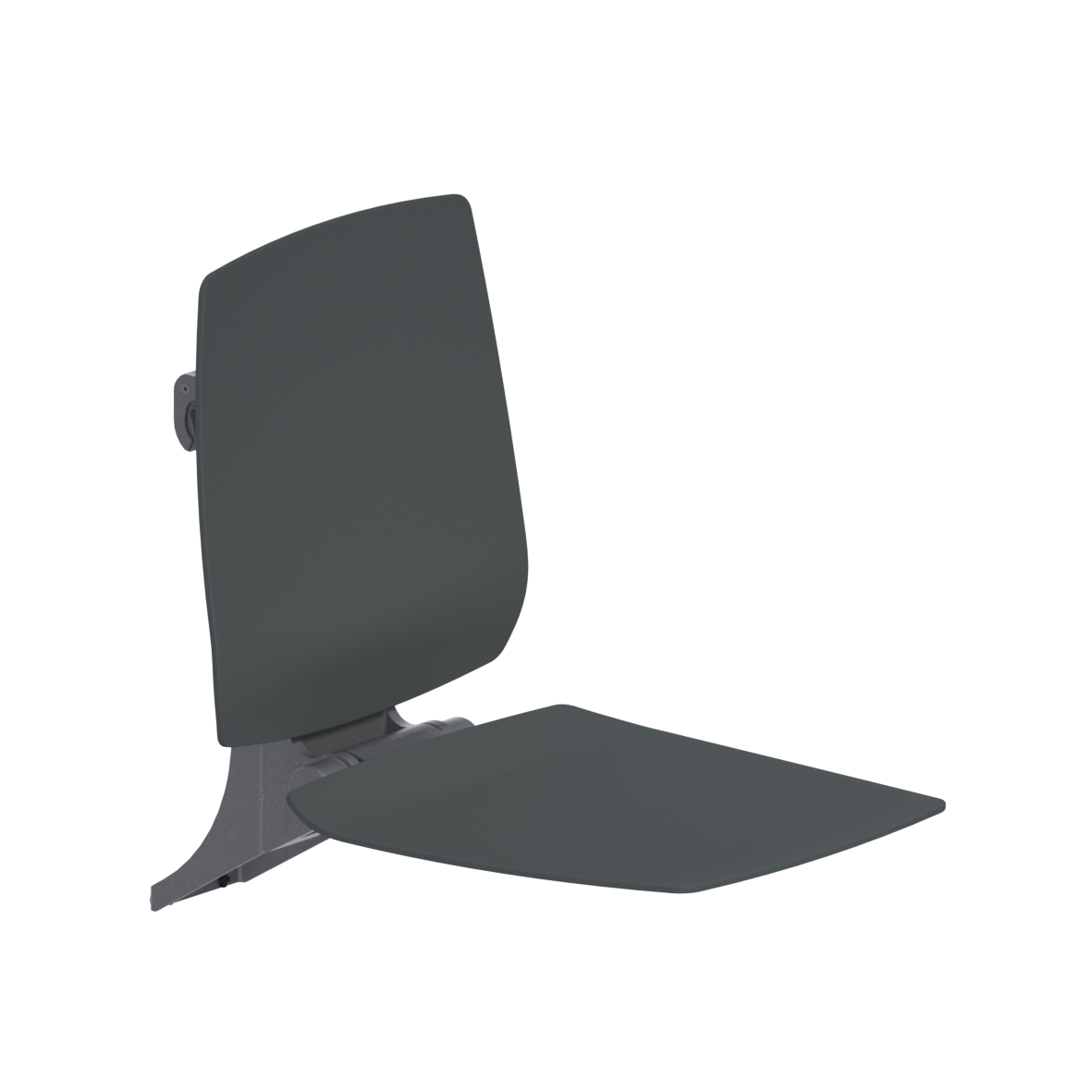 Ascento Hanging seat CH, with Backrest, for Cavere Care, 412 x 640 x 574 mm, Ascento Dark grey