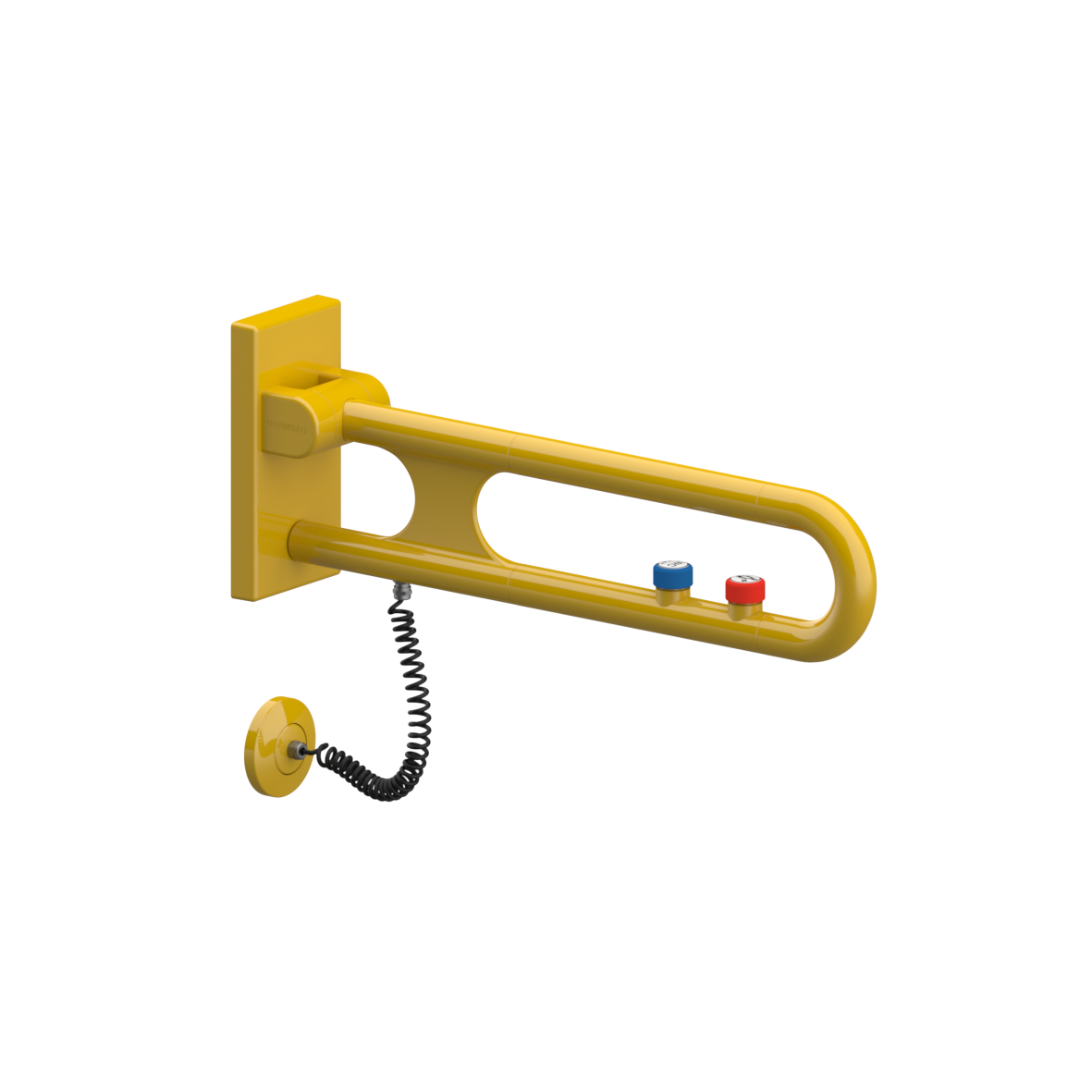 Rosace Rabatable Nylon Care Barre d'appui rabattable vario, avec platine de fixation ...