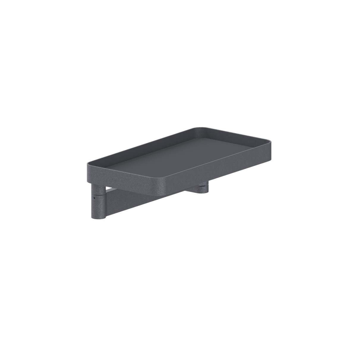 Cavere Care FlexTray, right, 308 x 158 x 104 mm, Cavere Metallic anthracite