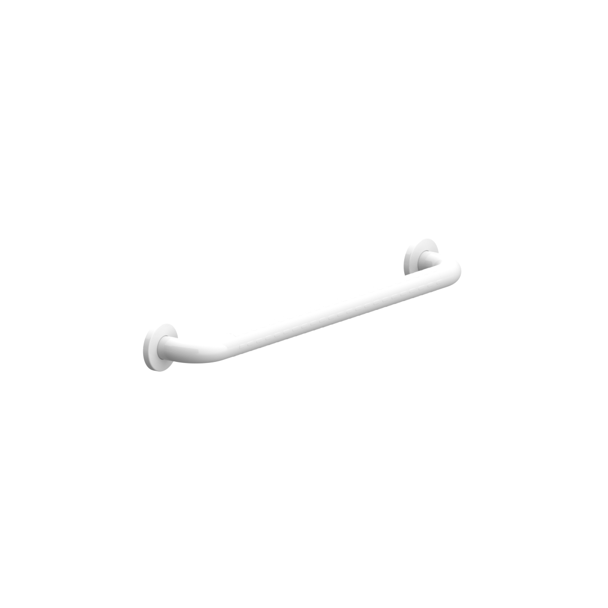Nylon Care Handtuchstange, mit strukturiertem Rohr, 600 mm, Weiß