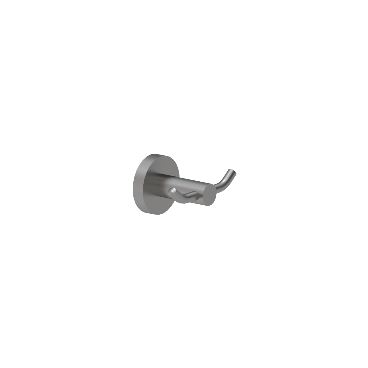 Inox Care Dubbele haak, 62 x 87 x 50 mm, Gesatineerd Inox Care Dubbele haak, 62 x 87 x 50 mm, Gesatineerd