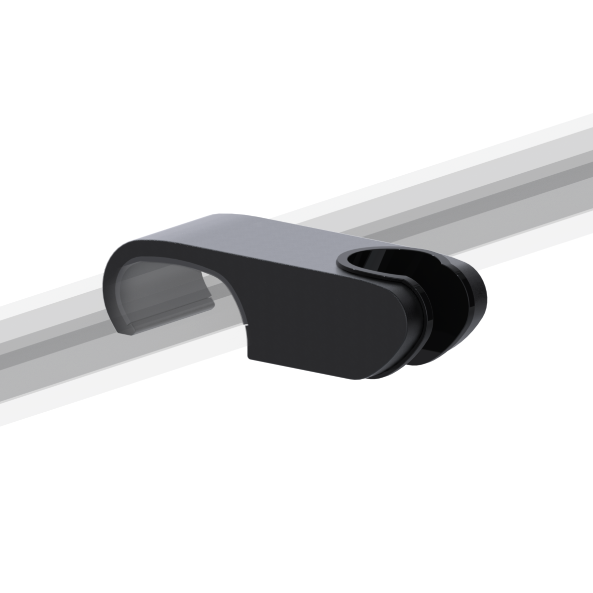 Cavere Care Main courante de maintien, avec barre support de douchette à position réglable, 900 x 1200 mm, fixation en un point, Cavere Noir carbone Cavere Care Main courante de maintien, avec barre support de douchette à position réglable, 900 x 1200 mm, fixation en un point, Cavere Noir carbone