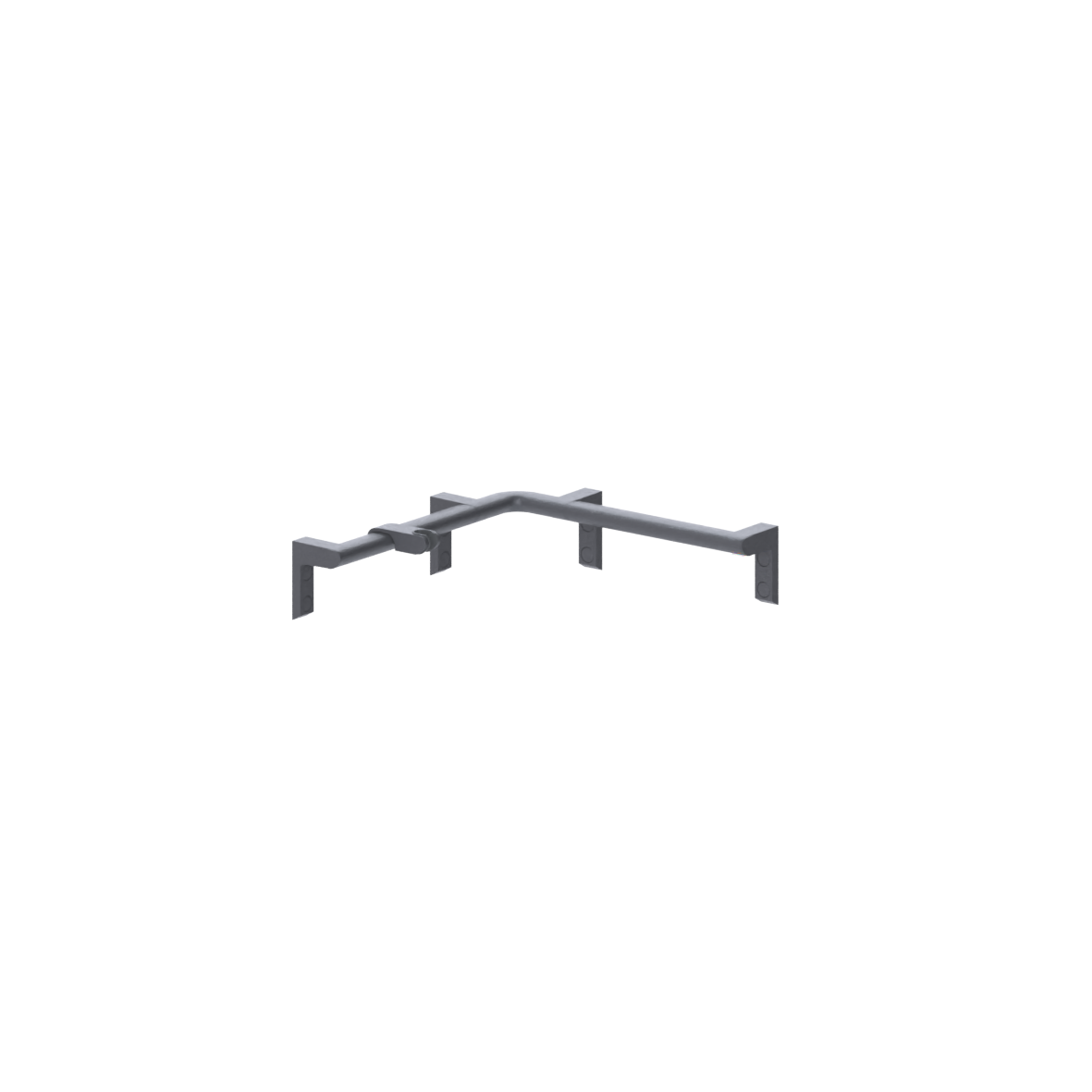 Cavere Care Shower handrail, 450 x 450 mm, Cavere Metallic anthracite