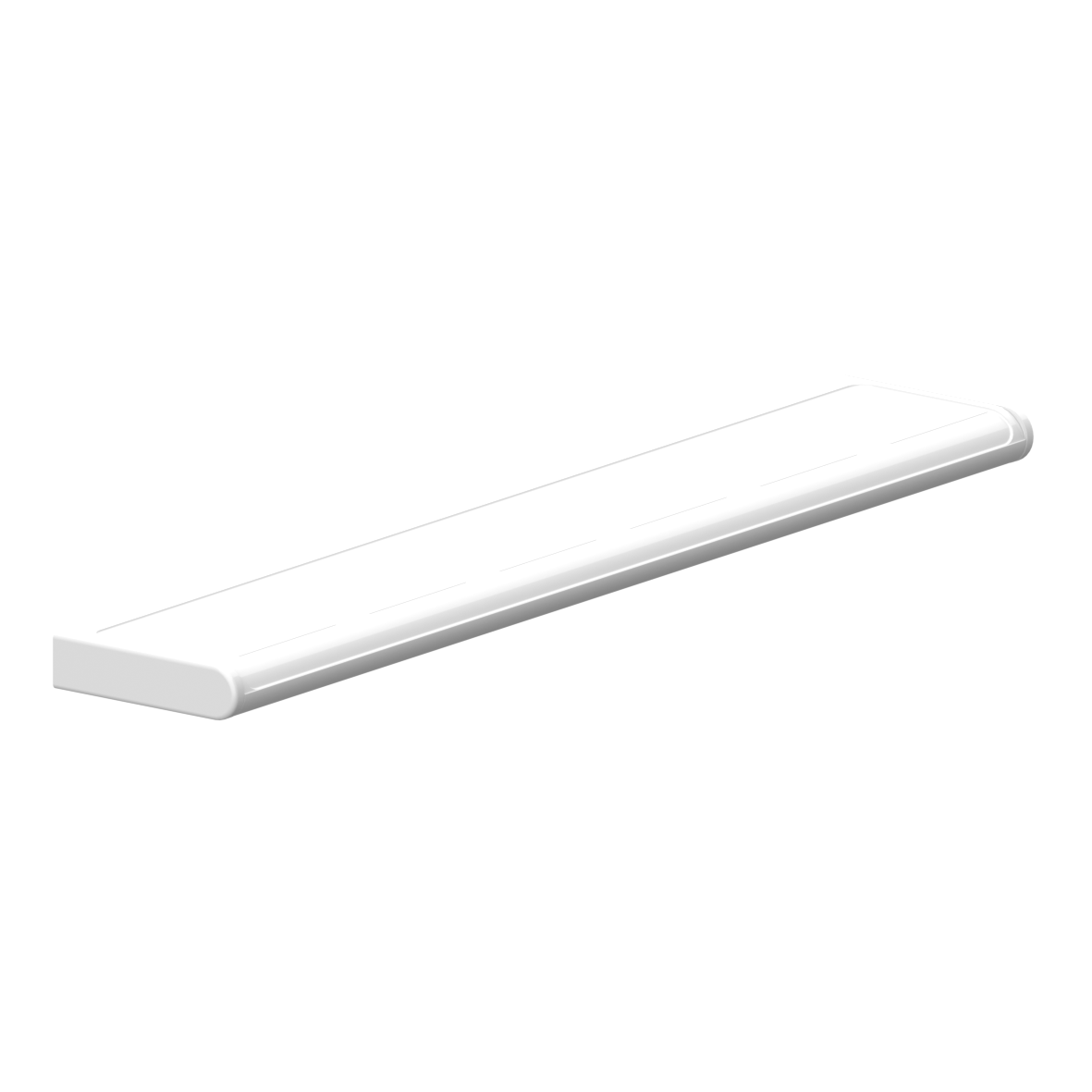 Nylon Care Ablage, L = 676 mm, Weiß