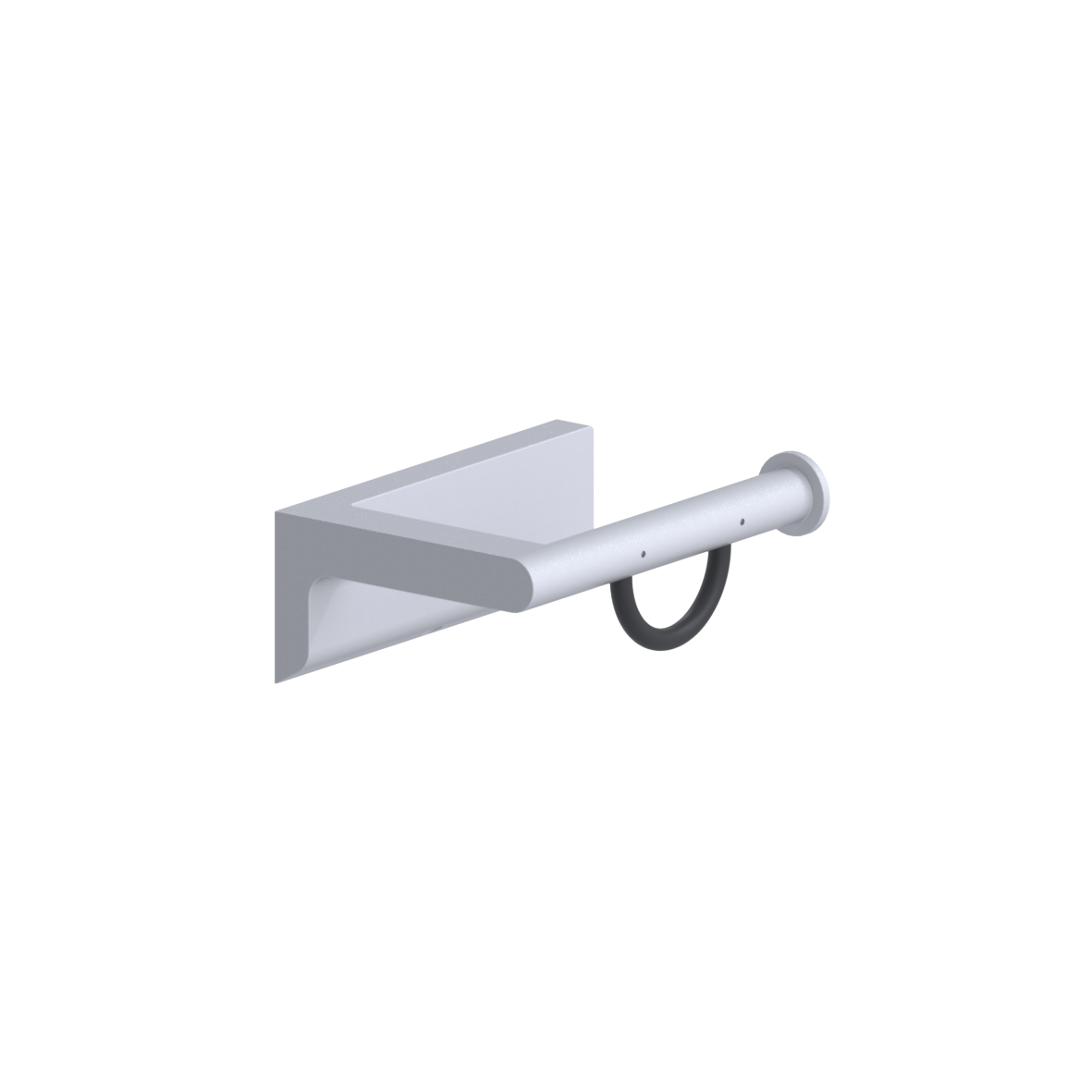 Cavere Care Porte-rouleau, 130 x 95 x 50 mm, Cavere Blanc satiné