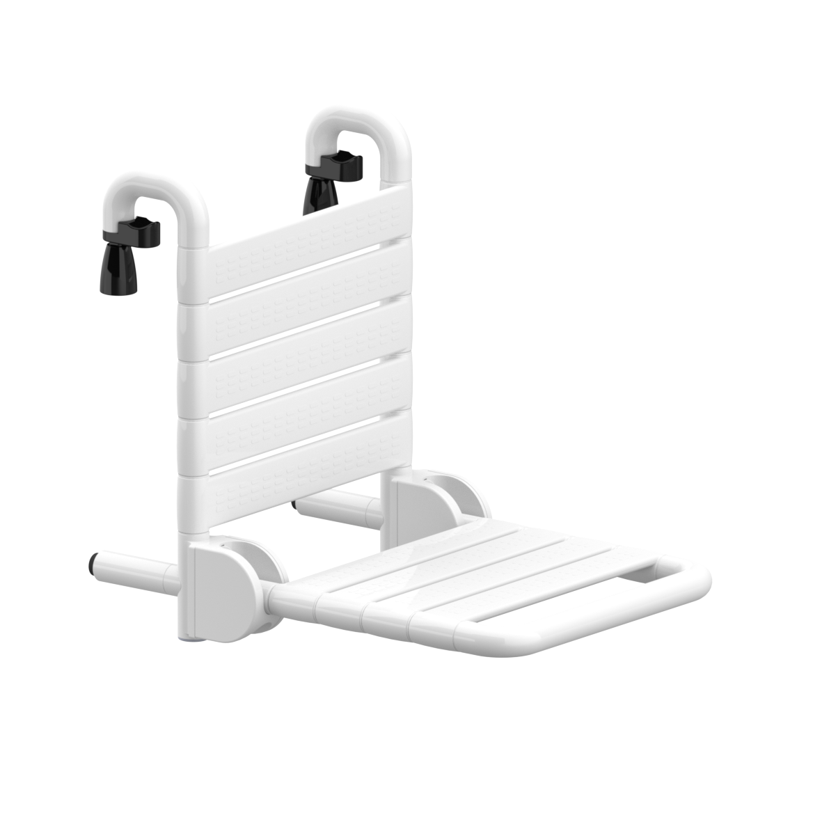 Nylon Care 400 Siège de douche à suspendre, 410 x 570 x 505 mm, Blanc, Antibac