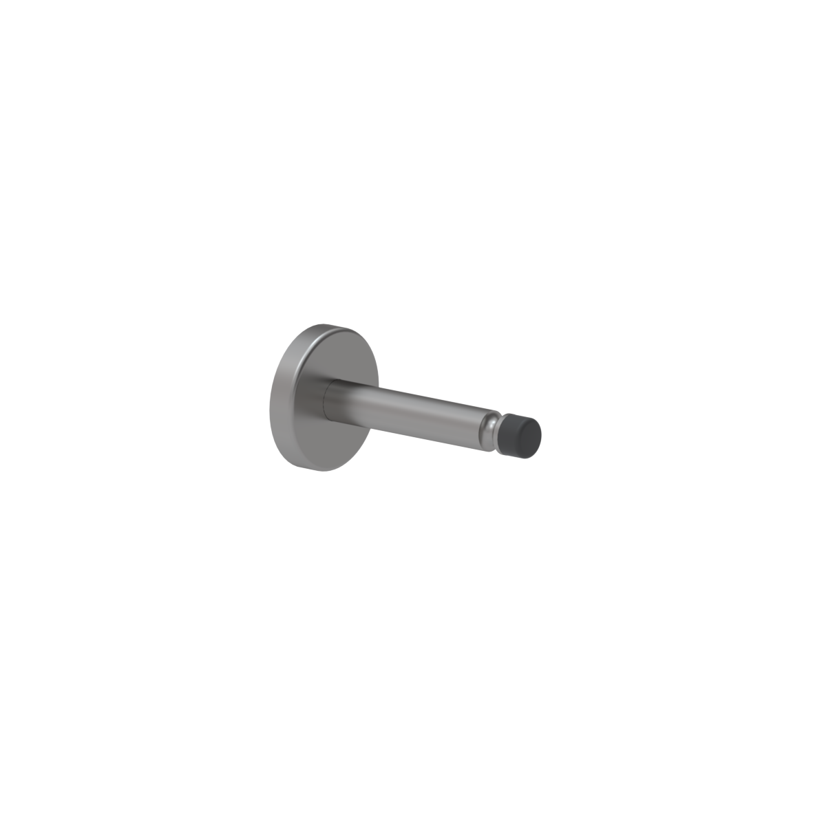 Inox Buffered coat hook, for wall mounting, L = 104 mm, Satin | for ...