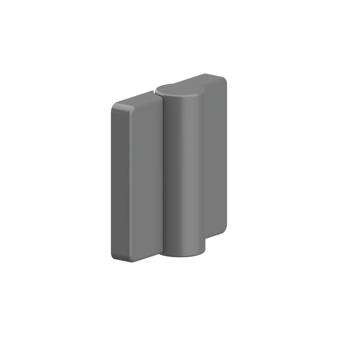 Nylon Türbänder NY.TB 82.1, mit Feder, für Türschließung, DIN links, 75 x 25 x 80 mm, Dunkelgrau