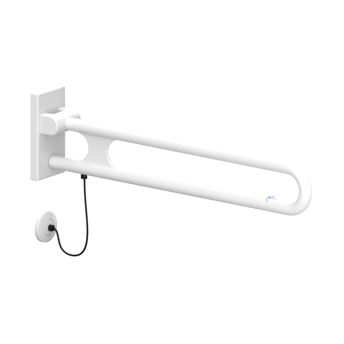 Rosace Rabatable Nylon Care Barre d'appui rabattable vario, sans platine de fixation ...