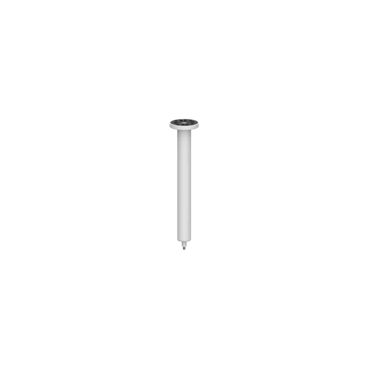 Nylon Care 300 Plafondsteun, L = 200 - 2000 mm, Wit