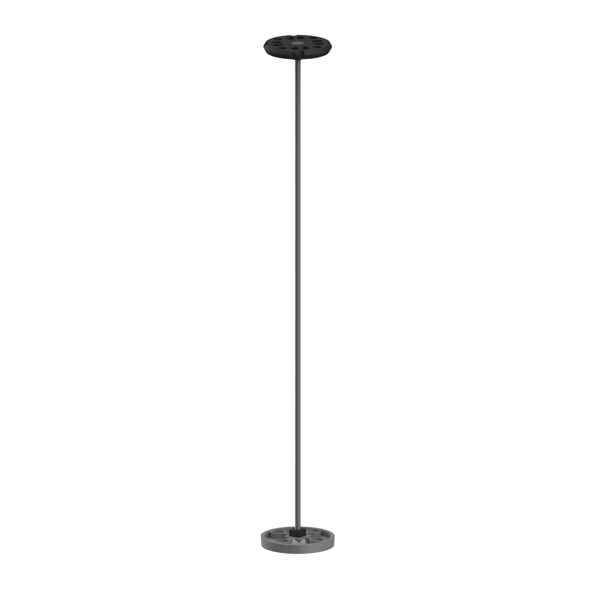 Nylon Care Ceiling support, for suspended ceiling, L = 500 mm, Dark grey