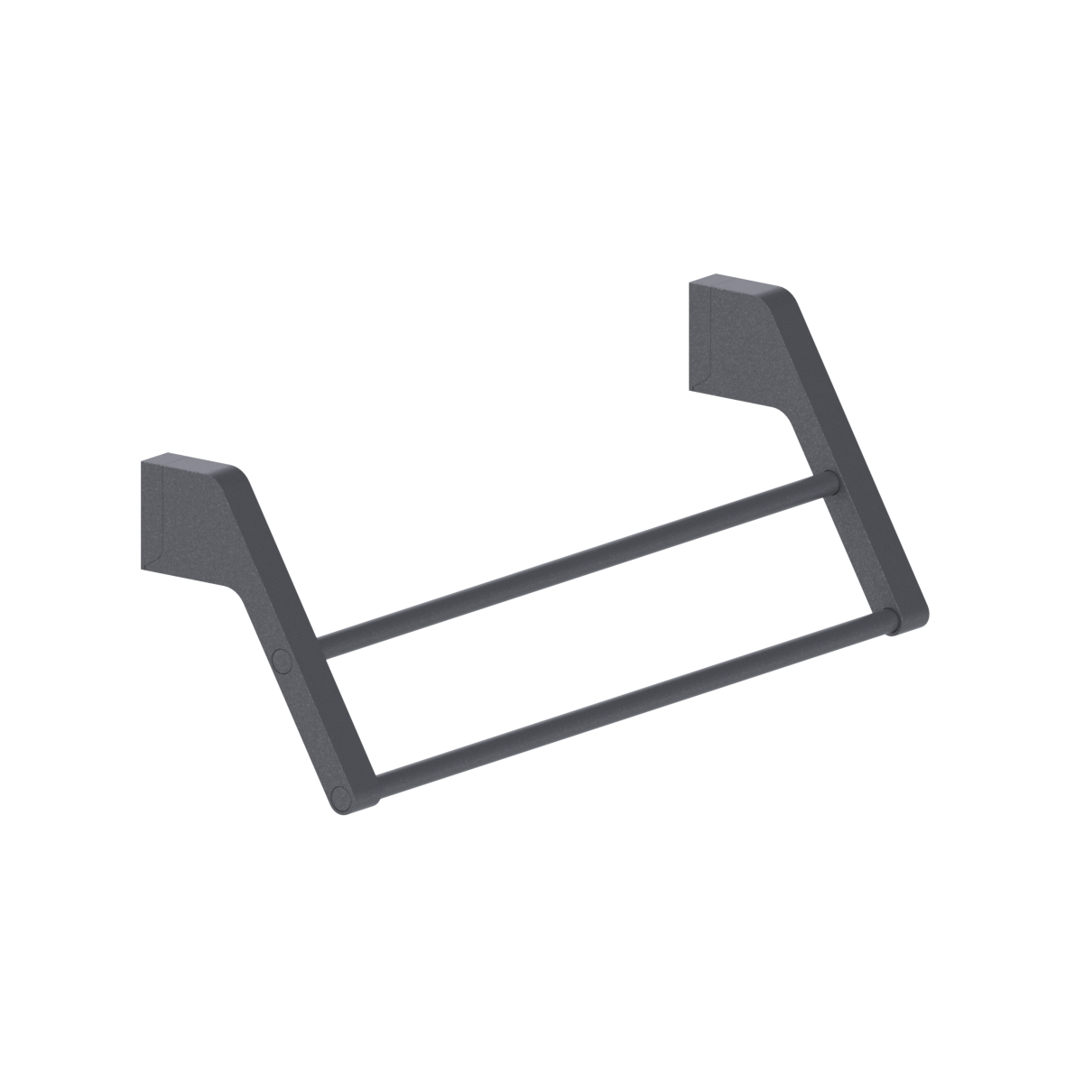Cavere Care FlexTowel holder, for wall mounting, L = 500 mm, Cavere Metallic anthracite