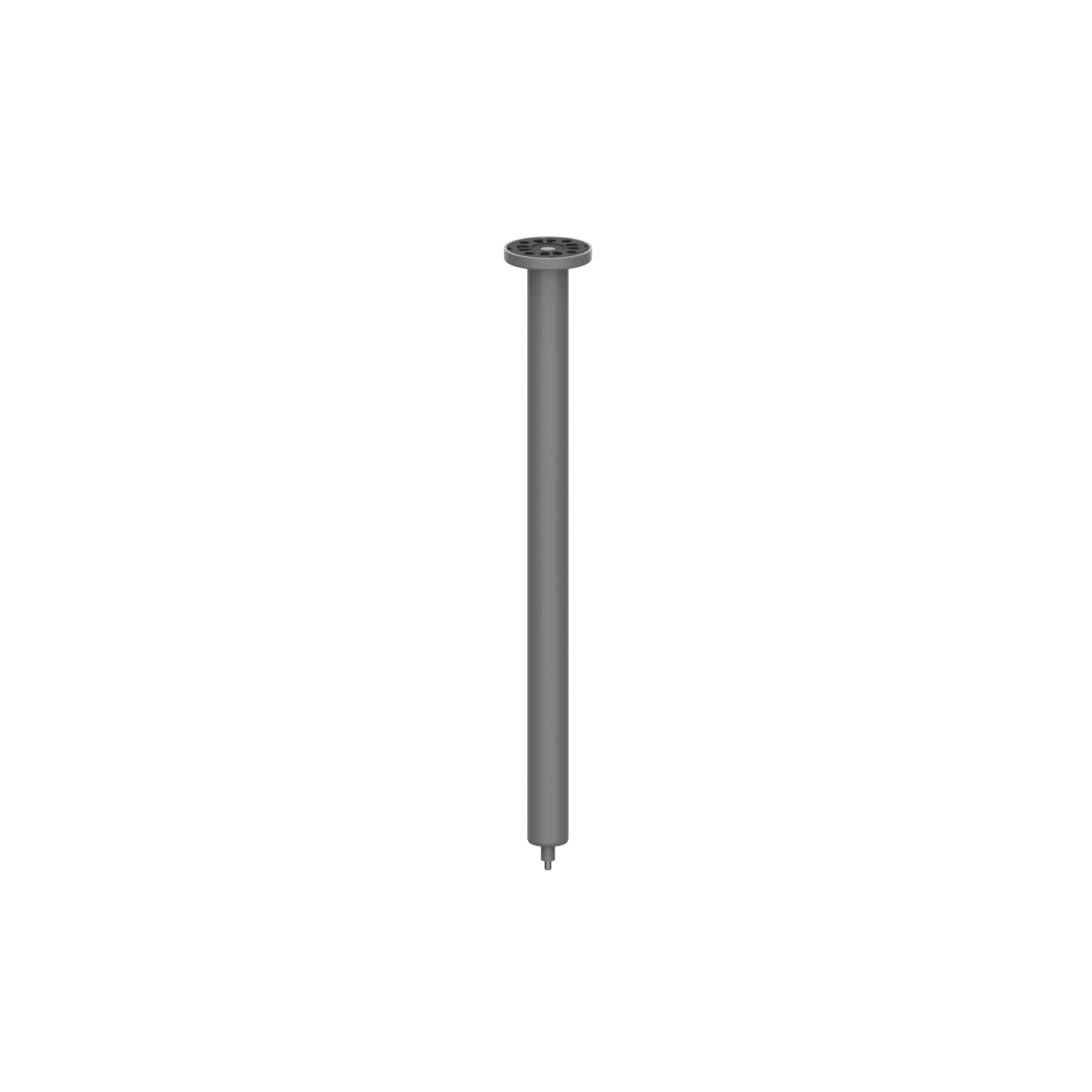 Nylon Care 300 Plafondsteun, L = 500 mm, Donkergrijs, Antibac Nylon Care 300 Plafondsteun, L = 500 mm, Donkergrijs, Antibac
