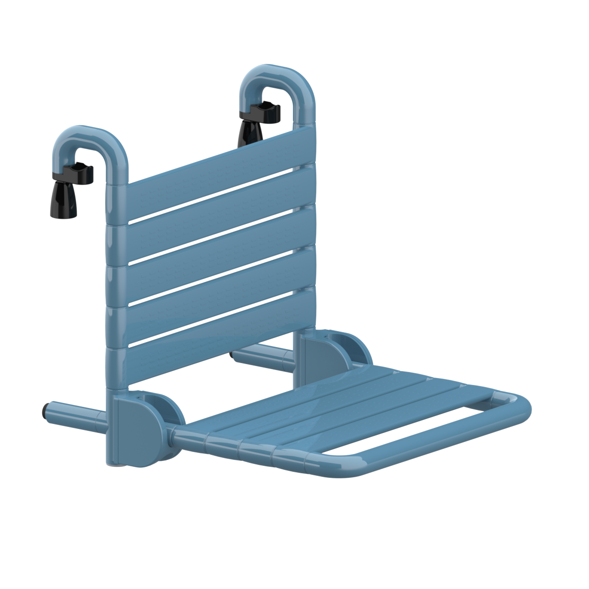 Nylon Care 400 Siège de douche à suspendre, 510 x 570 x 505 mm, Bleu Pastel