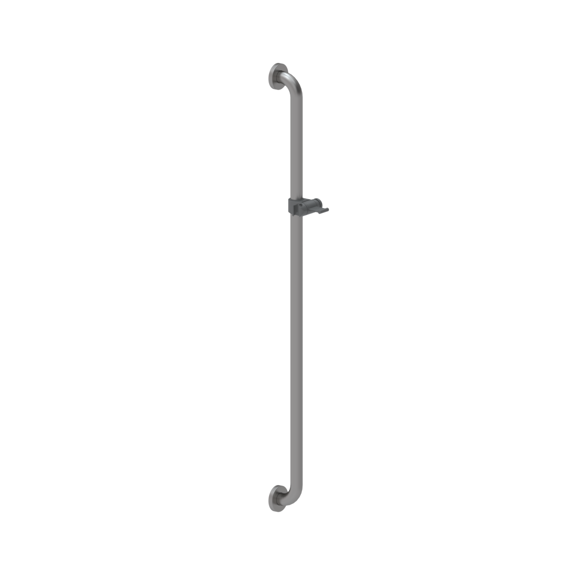 Inox Care Shower head rail, left and right, 1100 mm, Stainless steel, shower head holder, colour dark grey (018)