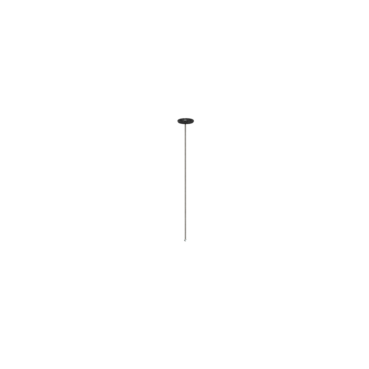 Verso Care Ceiling support, for suspended ceiling, L = 500 mm, Black