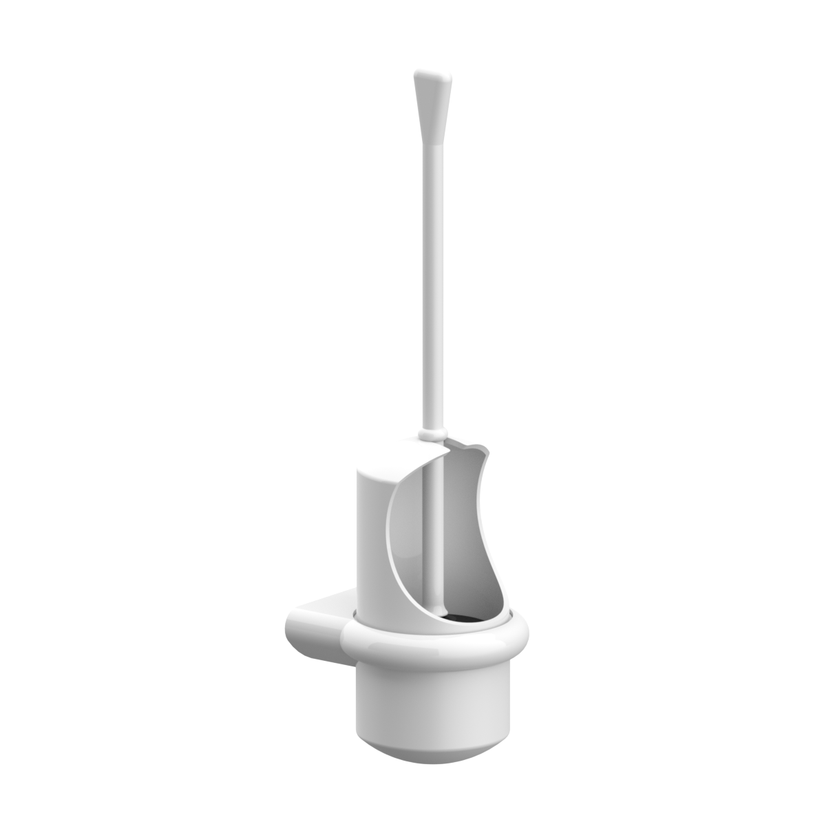 Nylon Care WC-Bürstengarnitur, 148 x 135 x 520 mm, Weiß