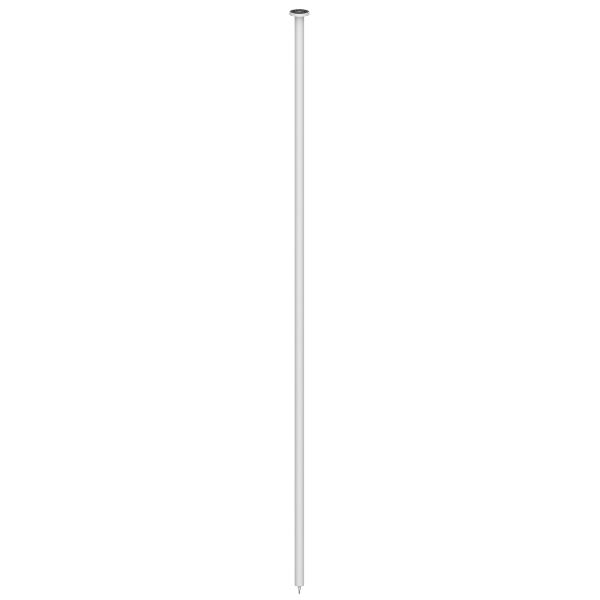 Nylon Care 400 Plafondsteun, L = 1001 - 2000 mm, Wit