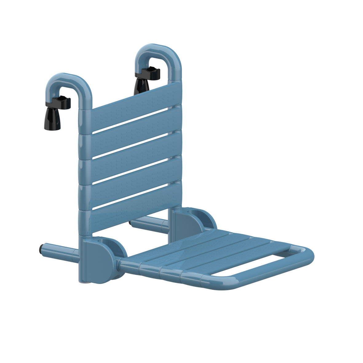 Nylon Care 400 Siège de douche à suspendre, 410 x 570 x 505 mm, Bleu Pastel