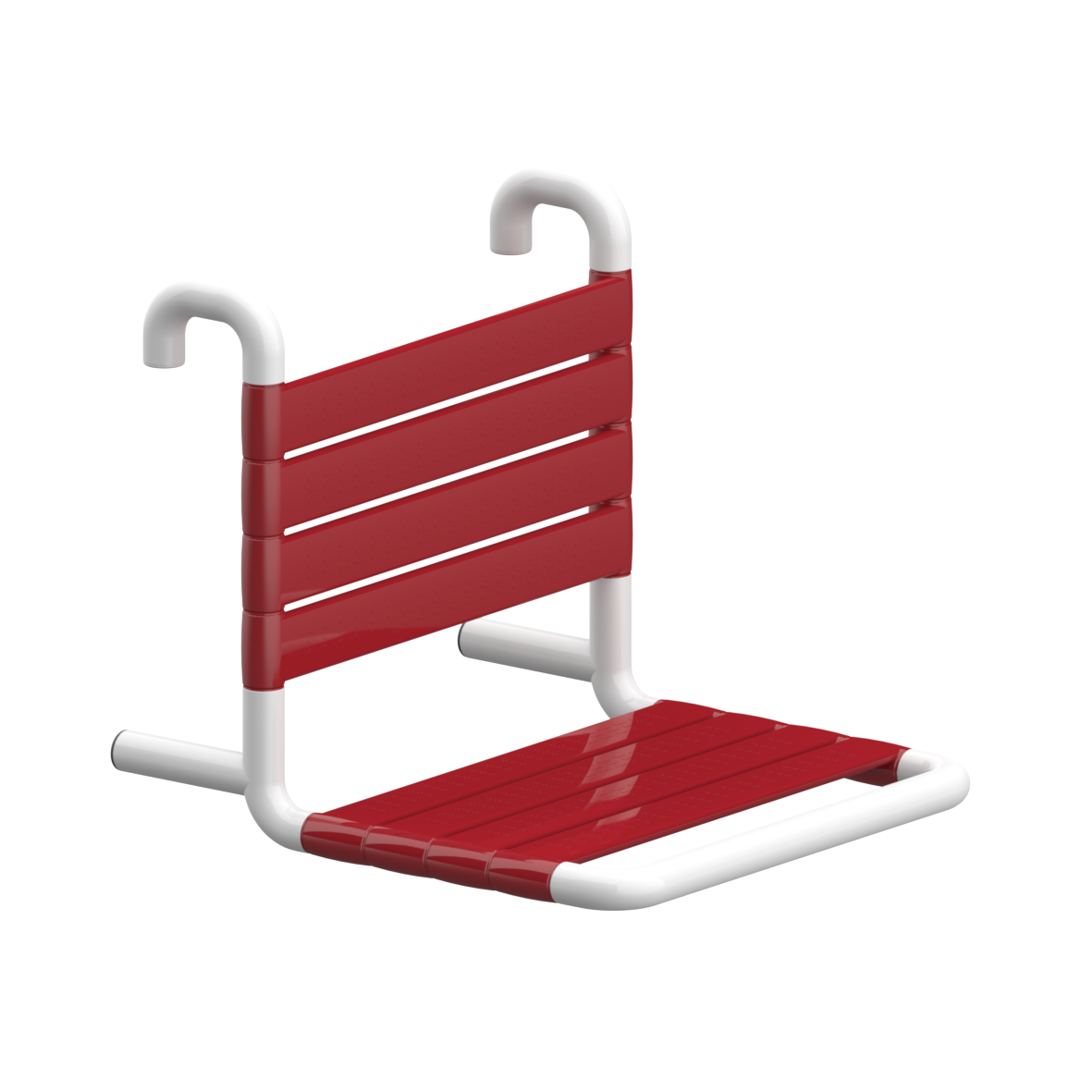 Verso Care Duo Einhängesitz, 480 x 515 x 450 mm, Rot-Weiß