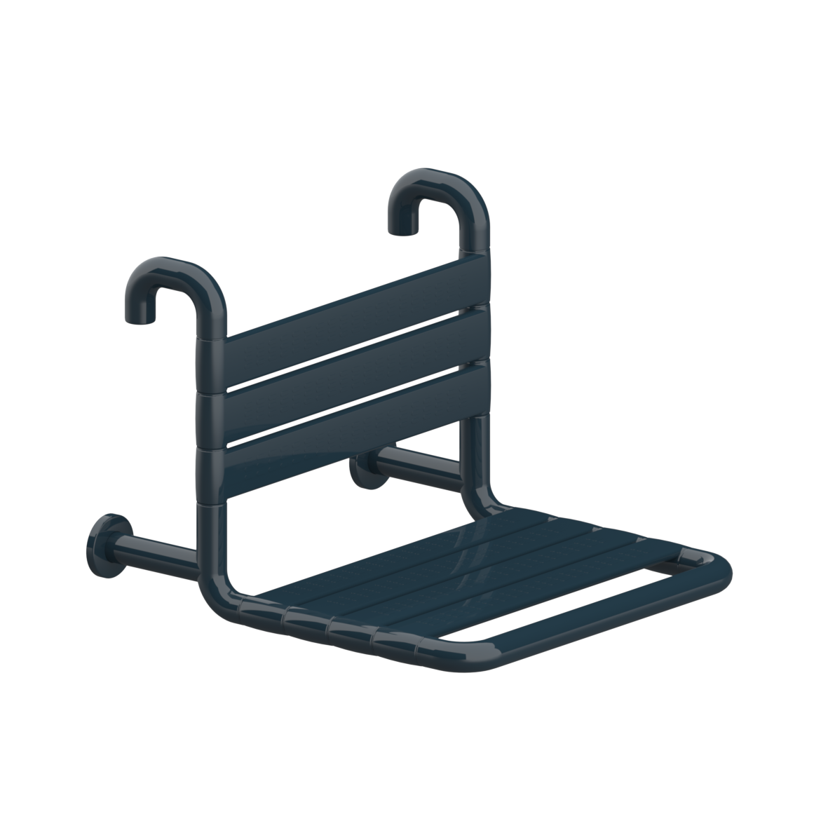 Nylon Care 400 Hangzitje FR, met rozet, 480 x 515 x 390 mm, Saffierblauw