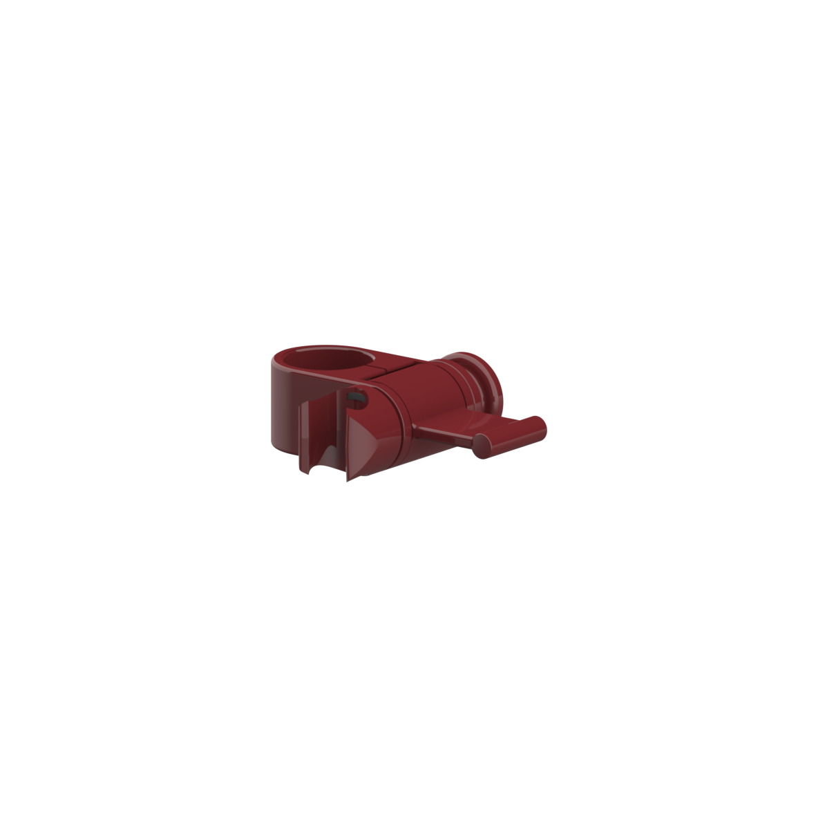 Nylon Care Douchekophouder, 88 x 34 x 113 mm, Donkerrood Nylon Care Douchekophouder, 88 x 34 x 113 mm, Donkerrood