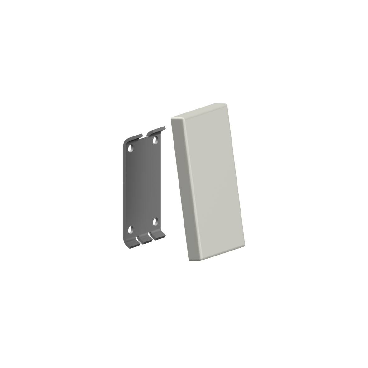 Nylon Care Base plate vario, with cover plate blind, 227 x 115 x 24 mm, Manhattan Nylon Care Base plate vario, with cover plate blind, 227 x 115 x 24 mm, Manhattan