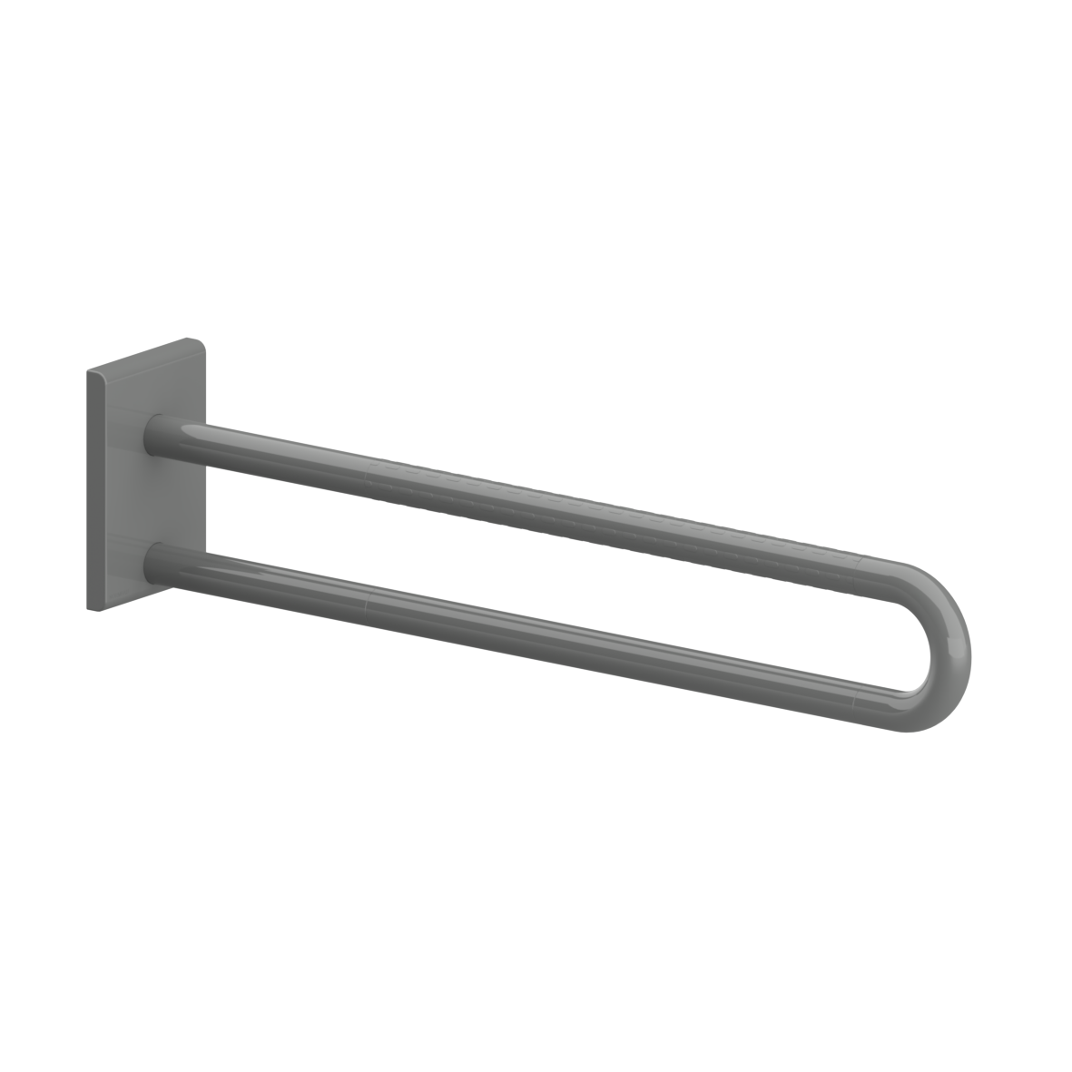 Nylon Care 400 Wall support rail, left and right, L = 850 mm, Dark grey