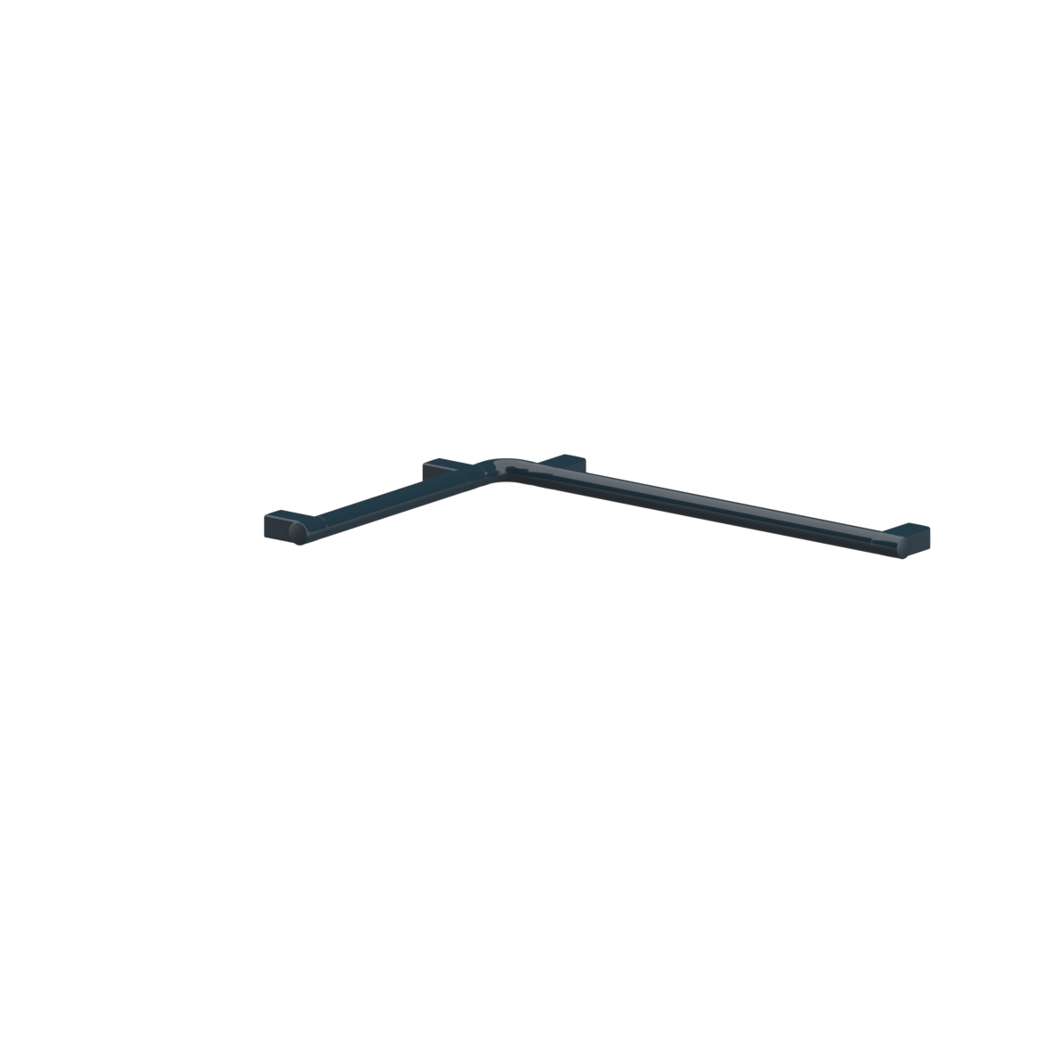 Verso Care Douche steungreep, links, 500 x 750 mm, Saffierblauw