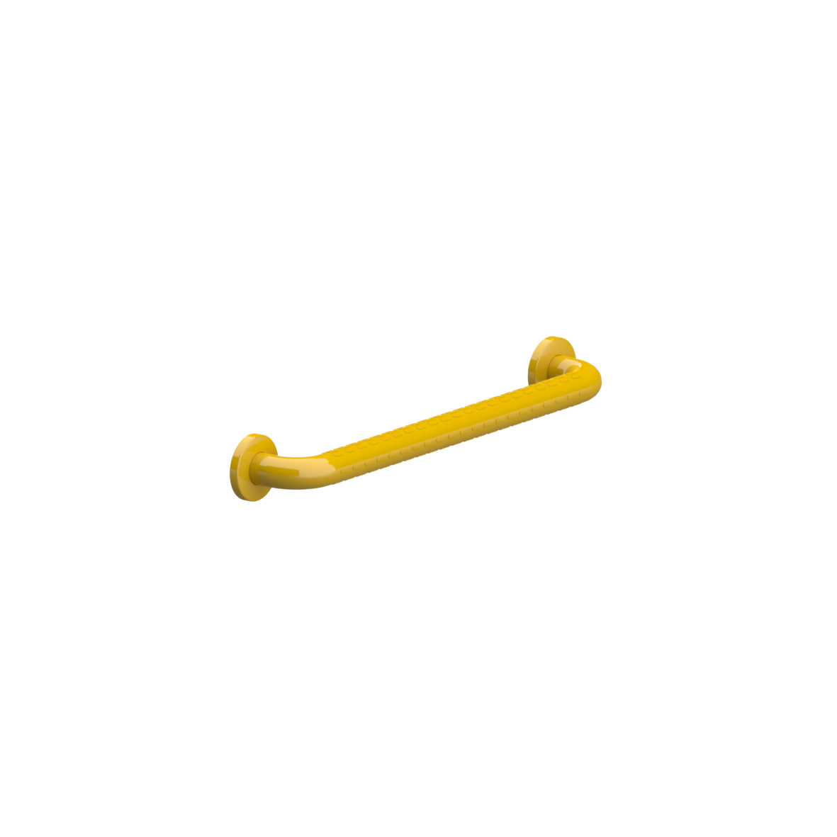 Nylon Care 400 Grab bar, single piece, left and right, 500 mm, Yellow