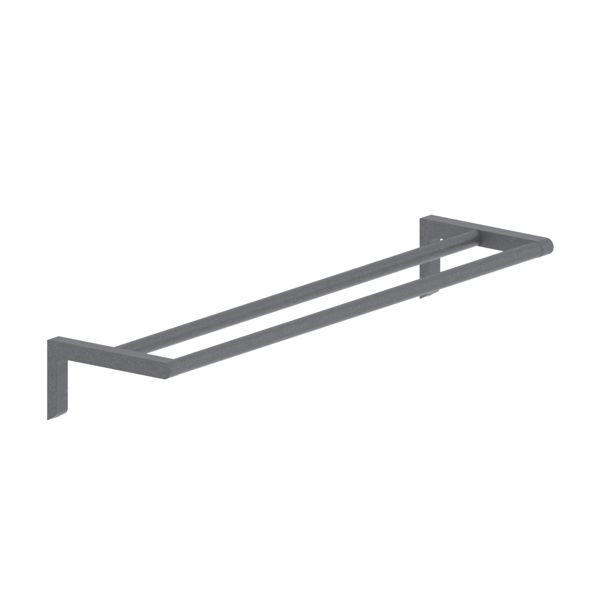 Cavere Care Towel holder, 600 x 150 x 80 mm, Cavere Metallic anthracite